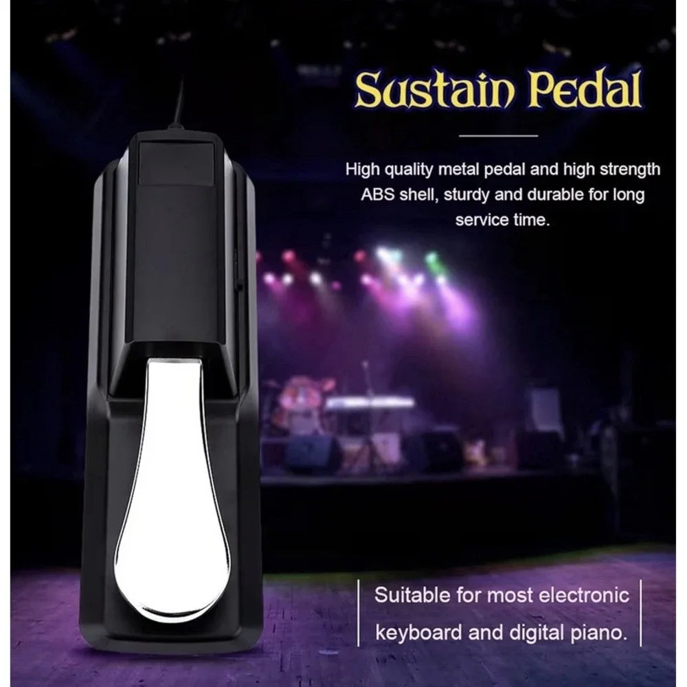 Sustain Pedal Keyboard Piano Pedal Universal Damper Foot Pedal